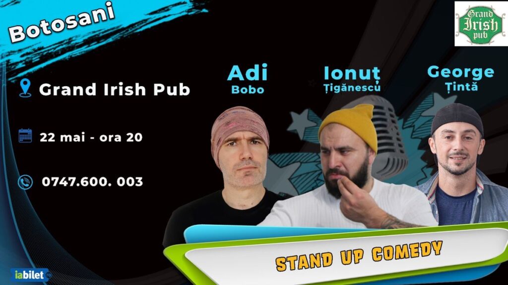 Stand-up comedy show cu Țigănescu, Țintă și Adi Bobo
