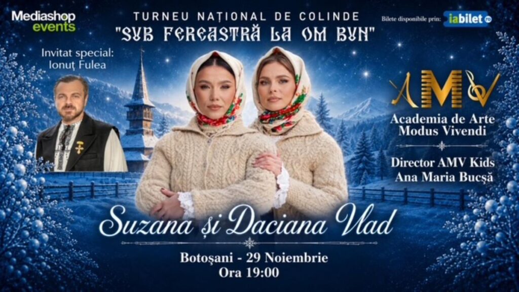 „Sub fereastră la om bun” – Suzana și Daciana Vlad
