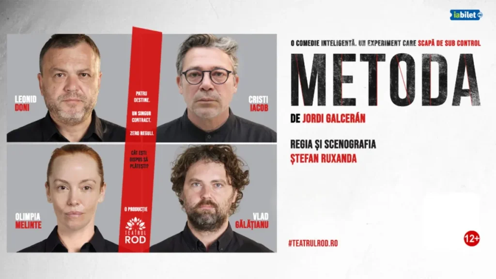 „Metoda” de Jordi Galceran – premieră